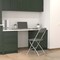 Emma and Oliver Set of 6 Stackable Folding Plastic Chairs - 650 LB Weight Capacity